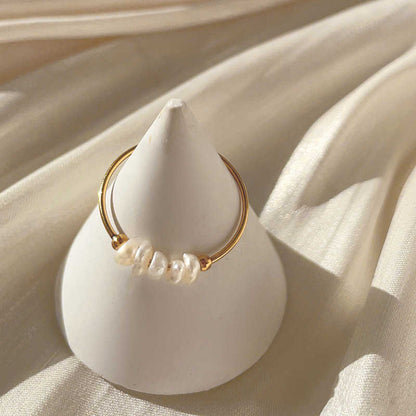 Soline – Bague Perle Baroque Lumineuse