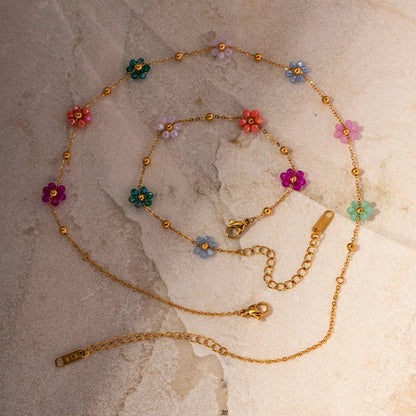 Eliane – Parure Florale de Printemps