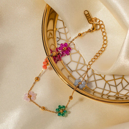 Eliane – Parure Florale de Printemps