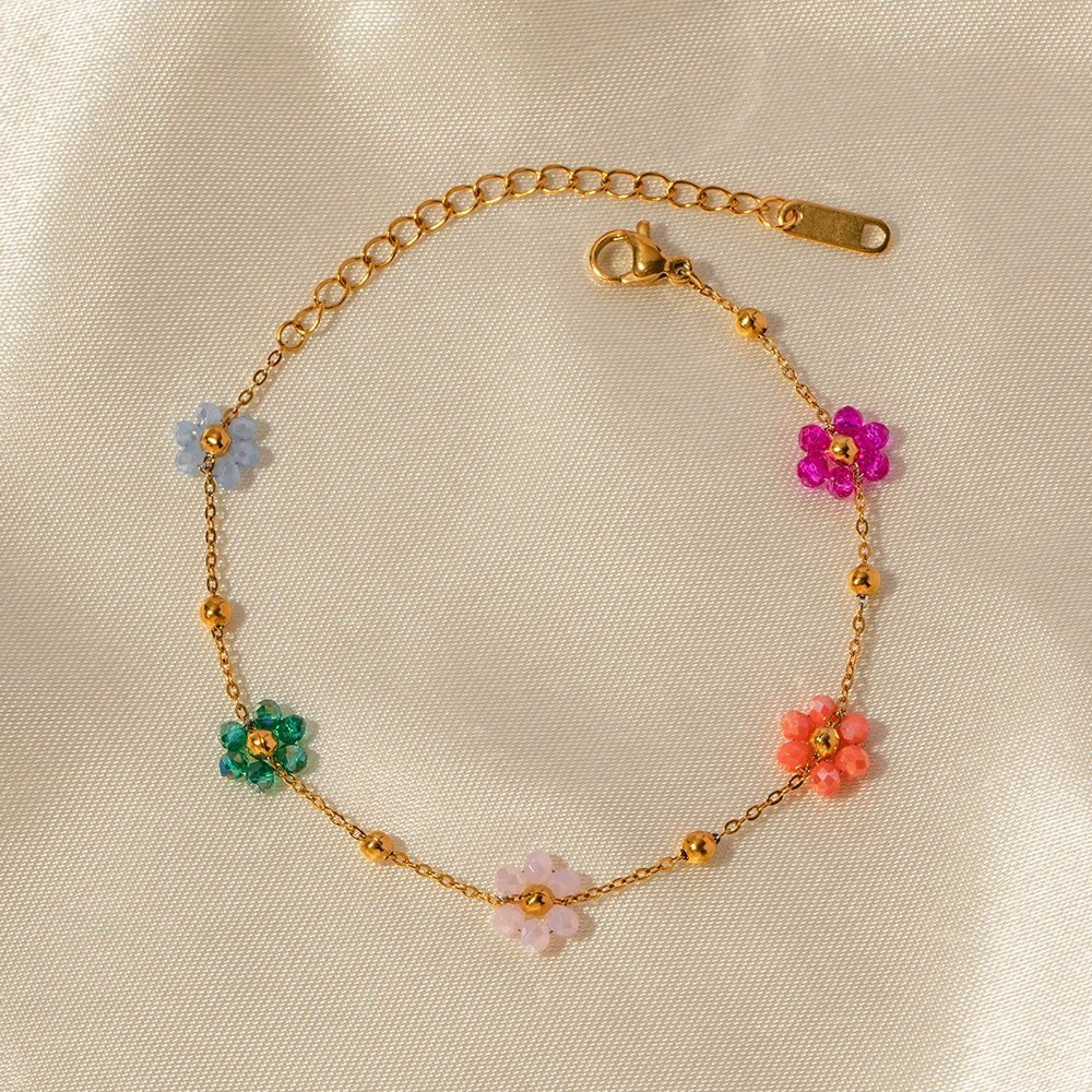 Eliane – Parure Florale de Printemps