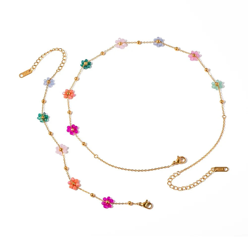 Eliane – Parure Florale de Printemps
