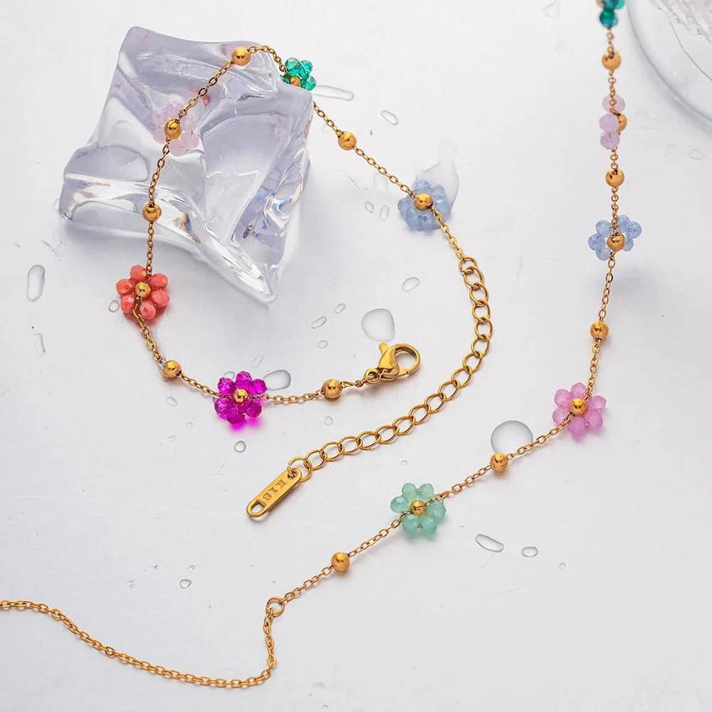 Eliane – Parure Florale de Printemps
