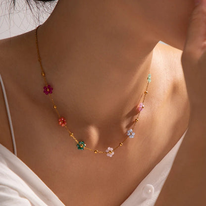 Eliane – Parure Florale de Printemps