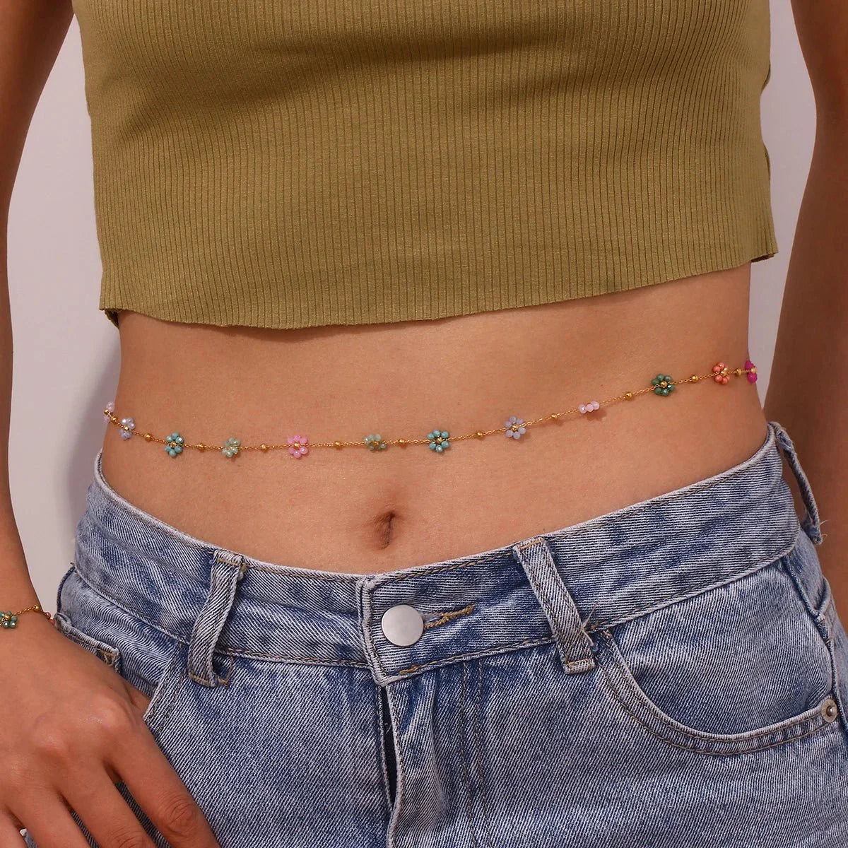 Eliane – Parure Florale de Printemps