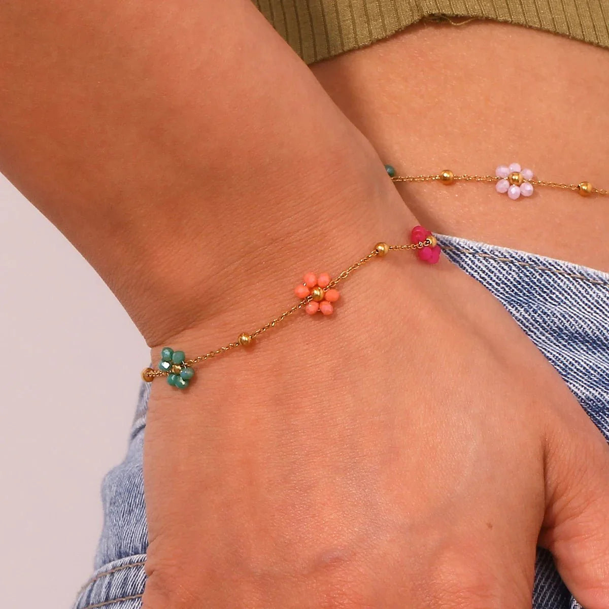 Eliane – Parure Florale de Printemps