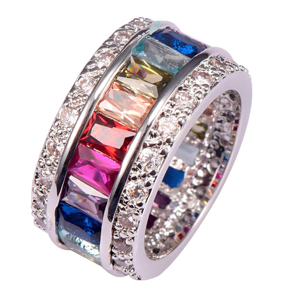 Sheena – Bague Multi-Pierres en Argent 925