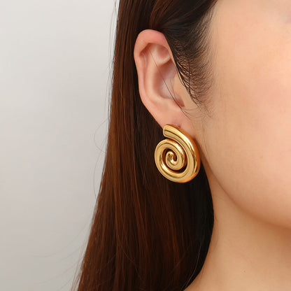 Bondi – Boucles d’Oreilles Torsadées Élégantes