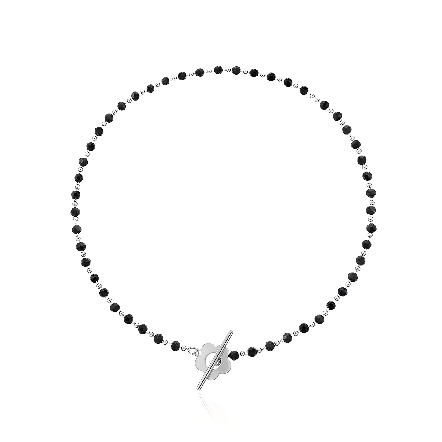 Naya – Collier Ras-du-Cou Floral à Fermoir Fleur