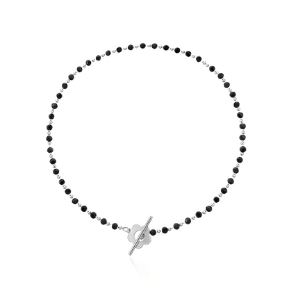 Naya – Collier Ras-du-Cou Floral à Fermoir Fleur