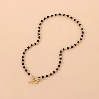 Naya – Collier Ras-du-Cou Floral à Fermoir Fleur