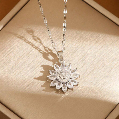 Anaya – Collier Tournesol Cranté Étincelant