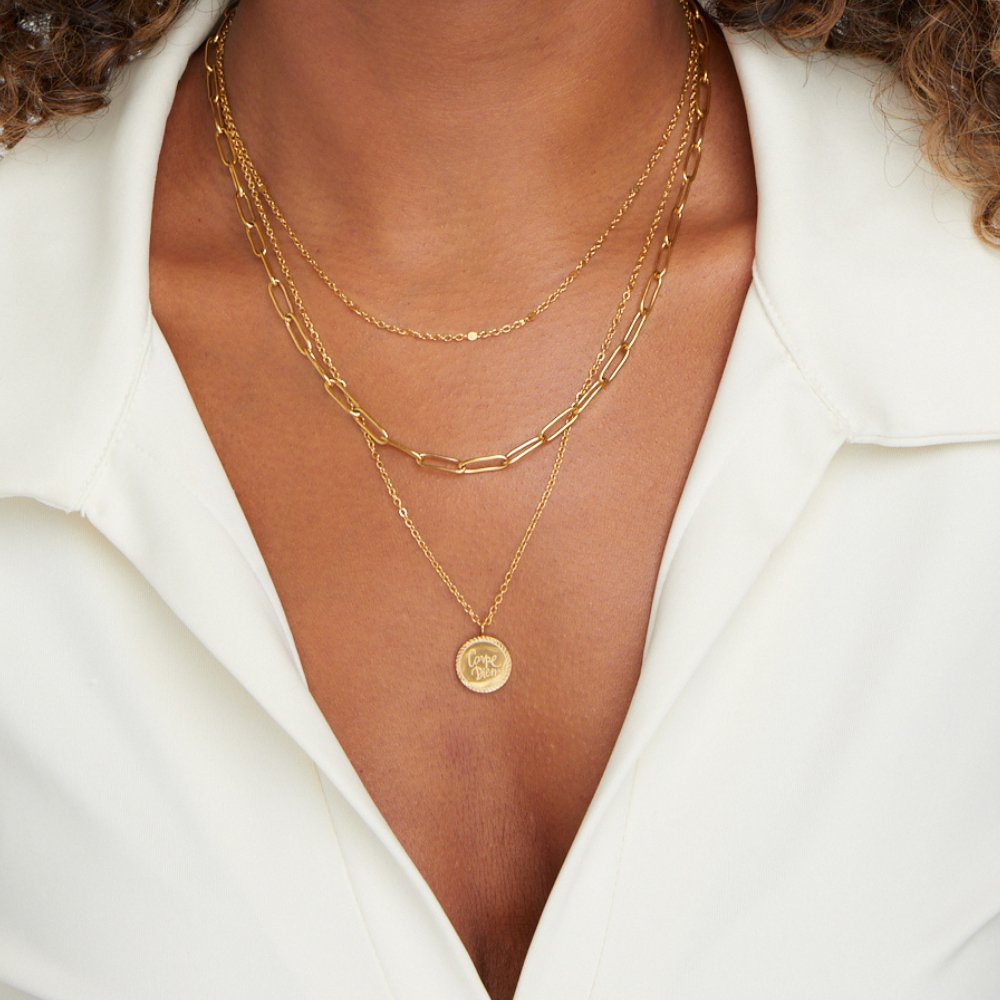 Janie – Collier Superposé avec Pièces