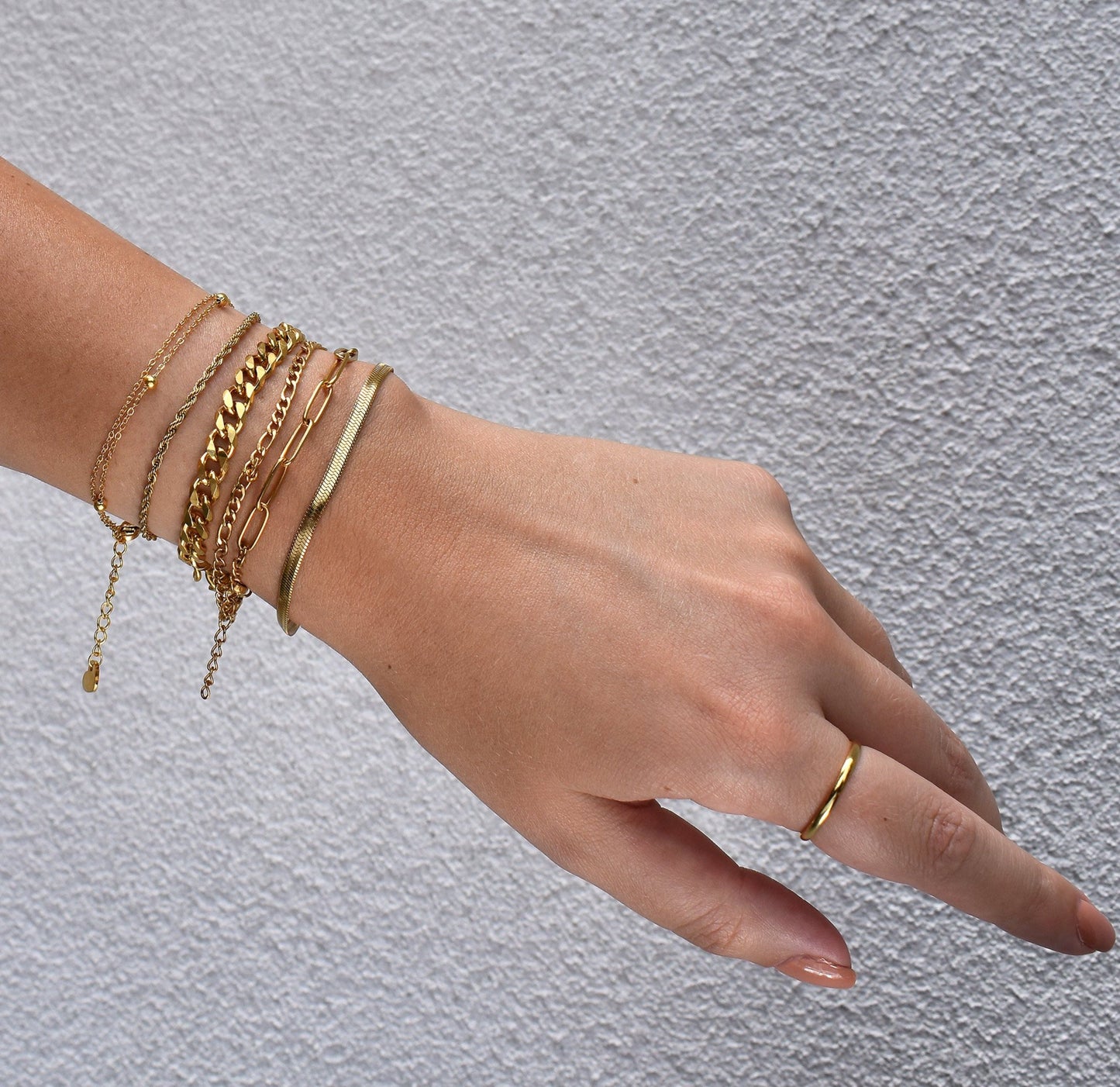 Becca – Bracelet Chaîne Serpent en Or