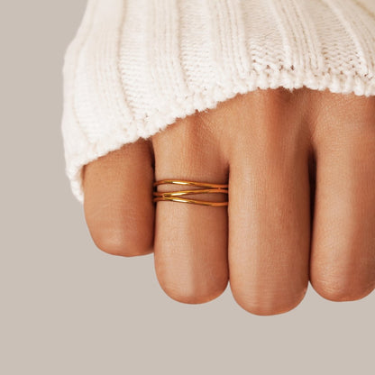 Chris – Bague en Or Boucle Infini