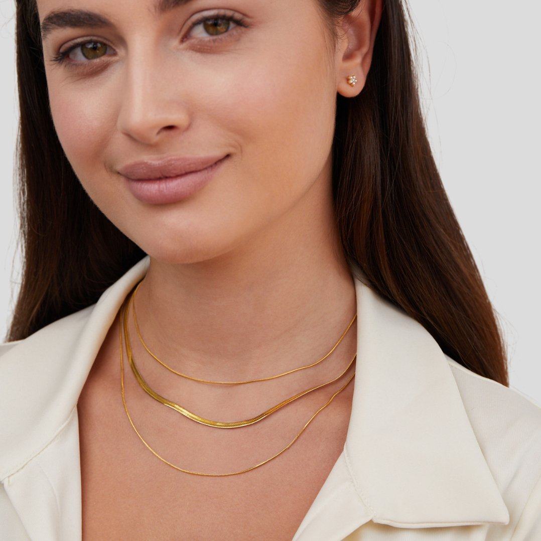 Alix – Collier Doré Multi-Rang