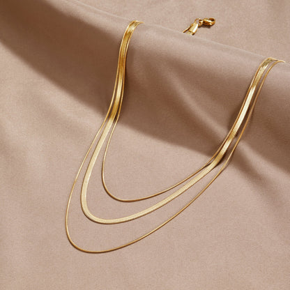 Alix – Collier Doré Multi-Rang