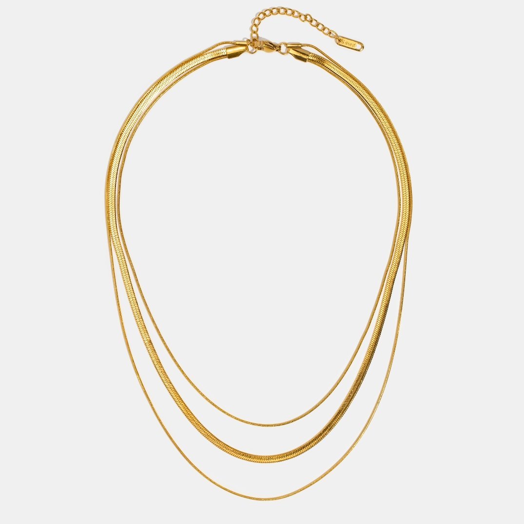 Alix – Collier Doré Multi-Rang