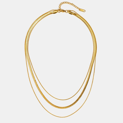 Alix – Collier Doré Multi-Rang