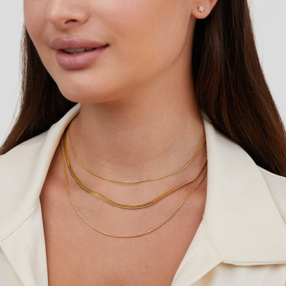 Alix – Collier Doré Multi-Rang