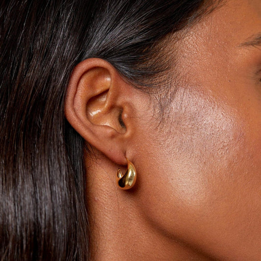 Camille – Boucles d'Oreilles Créoles Coniques