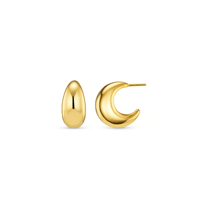 Camille – Boucles d'Oreilles Créoles Coniques