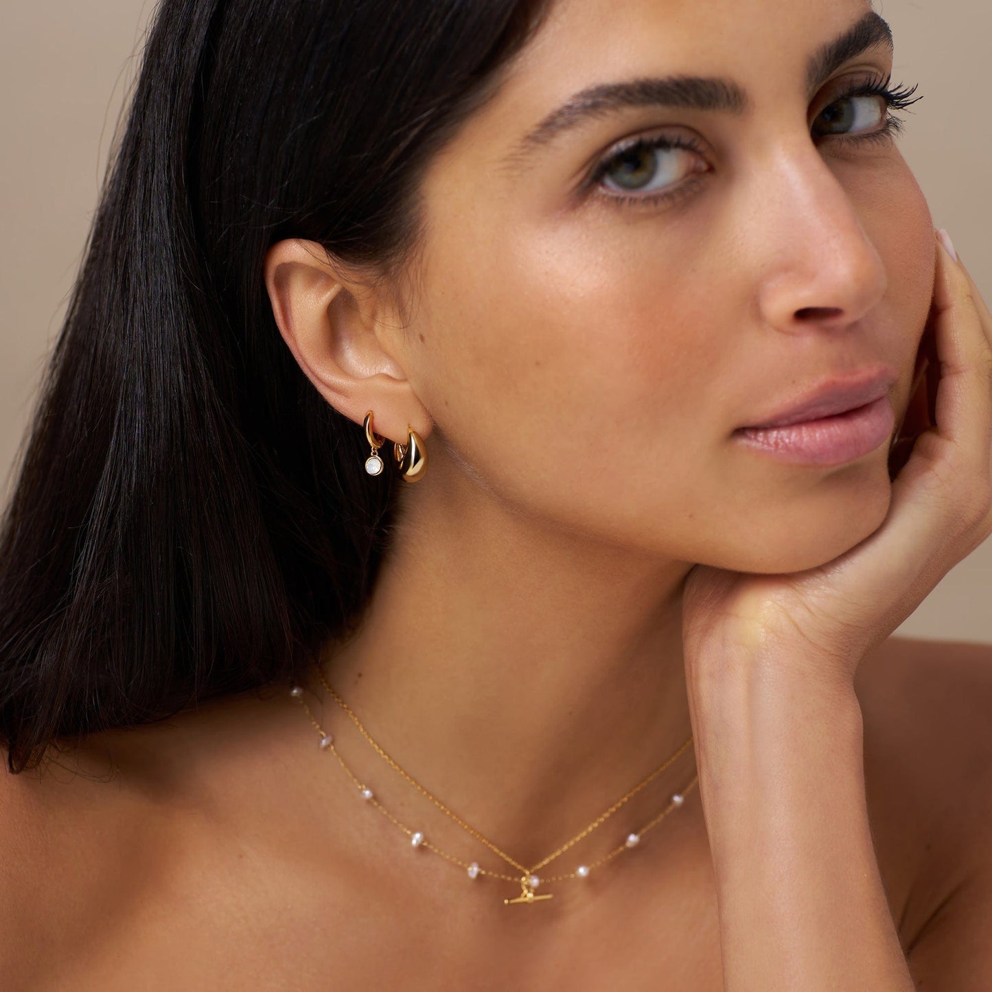 Camille – Boucles d'Oreilles Créoles Coniques