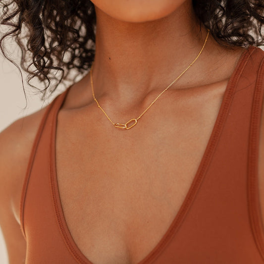 Collier avec pendentifs connectés - Collier Connection
