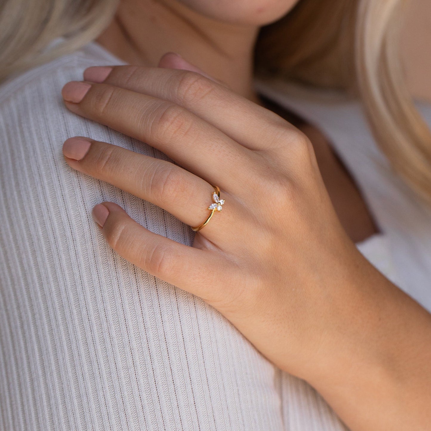 Mariposa – Bague Diamant Élégante