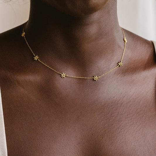 Collier Fleurs d'Enfance - Collier Perles Marguerites