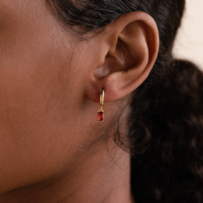 Elise – Boucles d'Oreilles Vintage en Acier Inoxydable