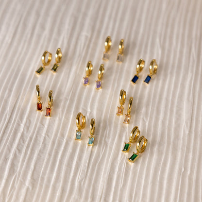 Elise – Boucles d'Oreilles Vintage en Acier Inoxydable