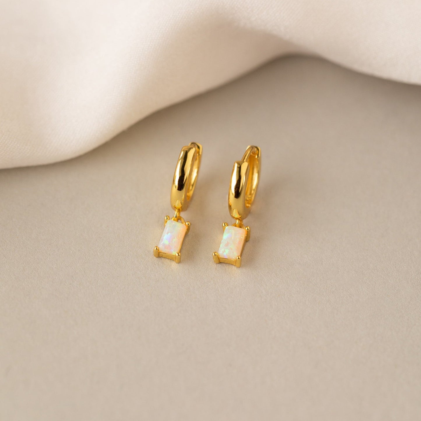 Elise – Boucles d'Oreilles Vintage en Acier Inoxydable