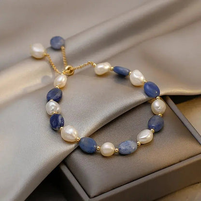 Kira – Bracelet Élégant en Perles de l'Océan