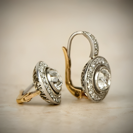 Yssa – Boucles Chic Vintage Cristaux Or-Argent