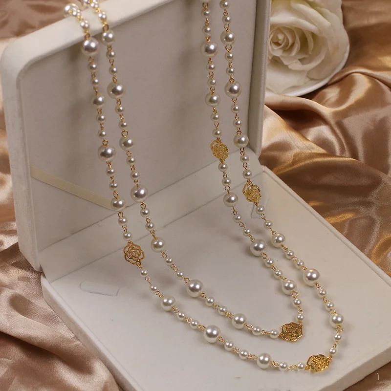 Yeri – Collier Perles Multicouches Rétro
