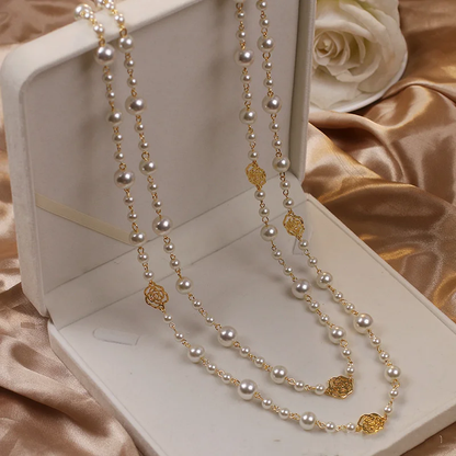 Yeri – Collier Perles Multicouches Rétro