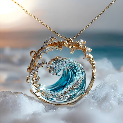 Cynthia – Collier Pendentif Élégance Marine