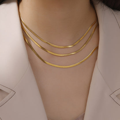 Naomie – Collier Choker Maille Serpent