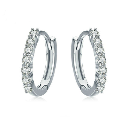 Clara – Boucles d'Oreilles Clou en Argent