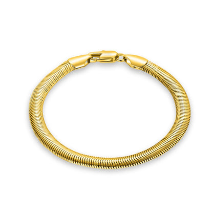 Kayzee – Bracelet Chaîne Herringbone Élégant