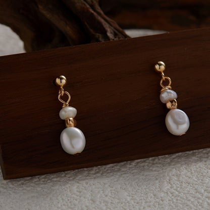 Xersi – Boucles d'Oreilles Perles Baroques d'Eau Douce
