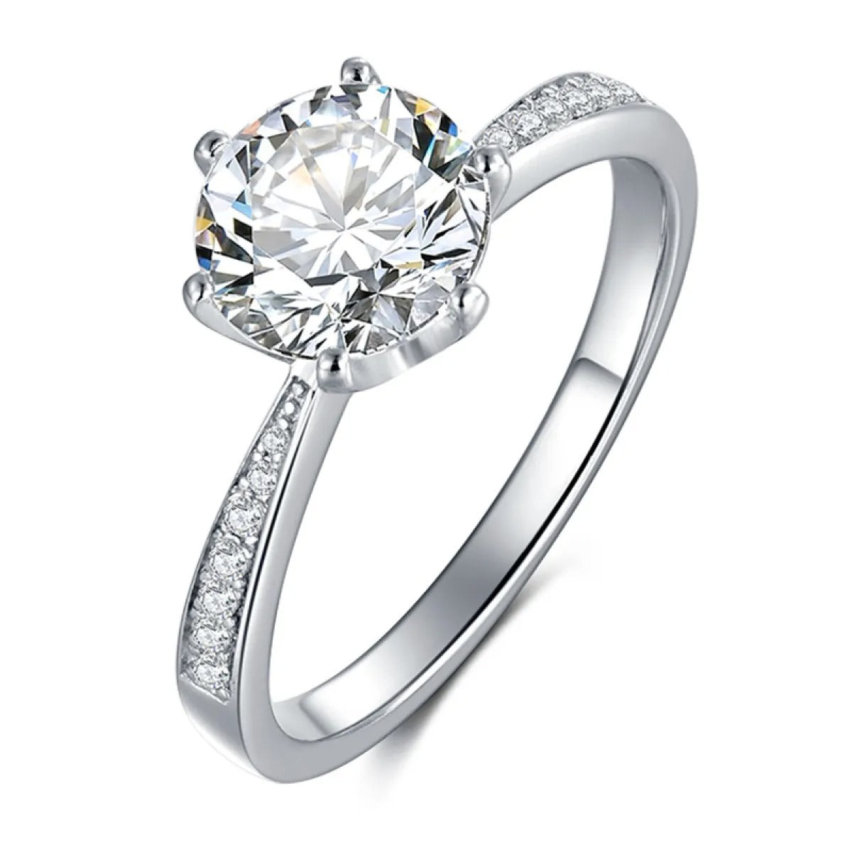 Brianna – Bague Classique Argent Élégance Pure