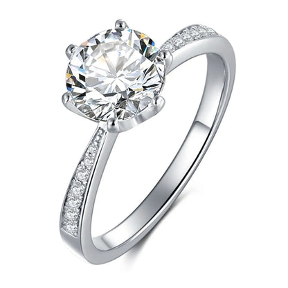 Brianna – Bague Classique Argent Élégance Pure