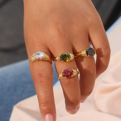 Lana – Bague Pierre Élégante