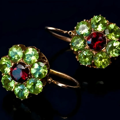 Vani – Boucles d’Oreilles Rondes Vintage