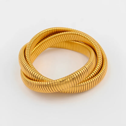 Gianna – Bracelet Élastique Triple Rang