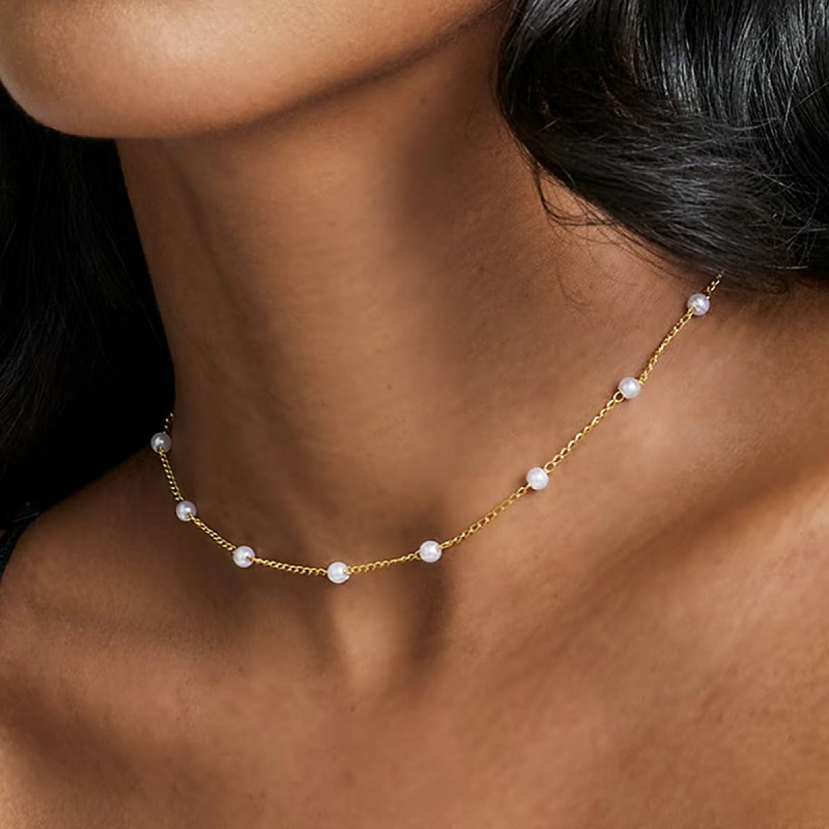 Ami – Collier Perles Élégant