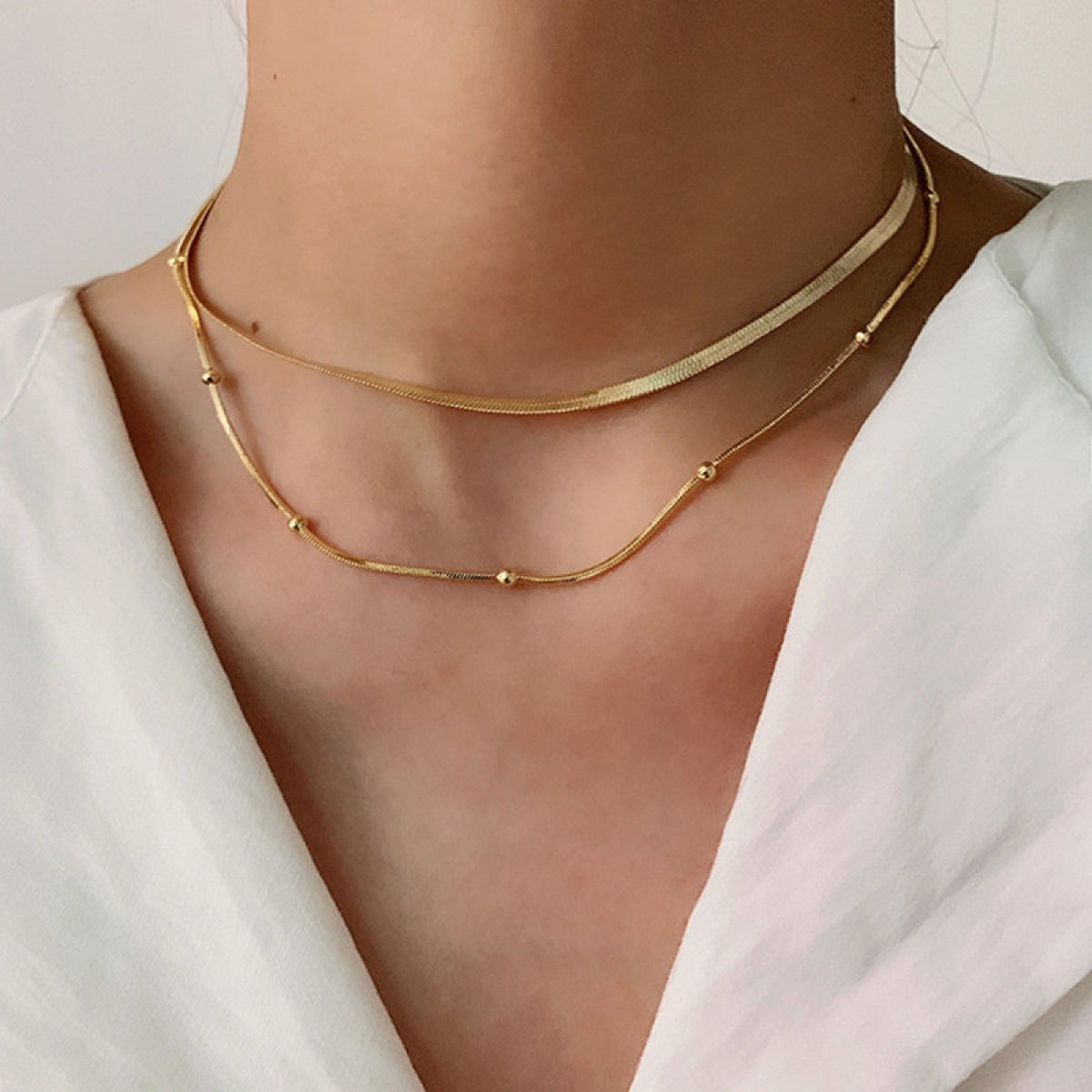 Ada – Collier Double Couches