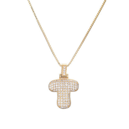 Zie – Collier Initiale Bulles Pavées