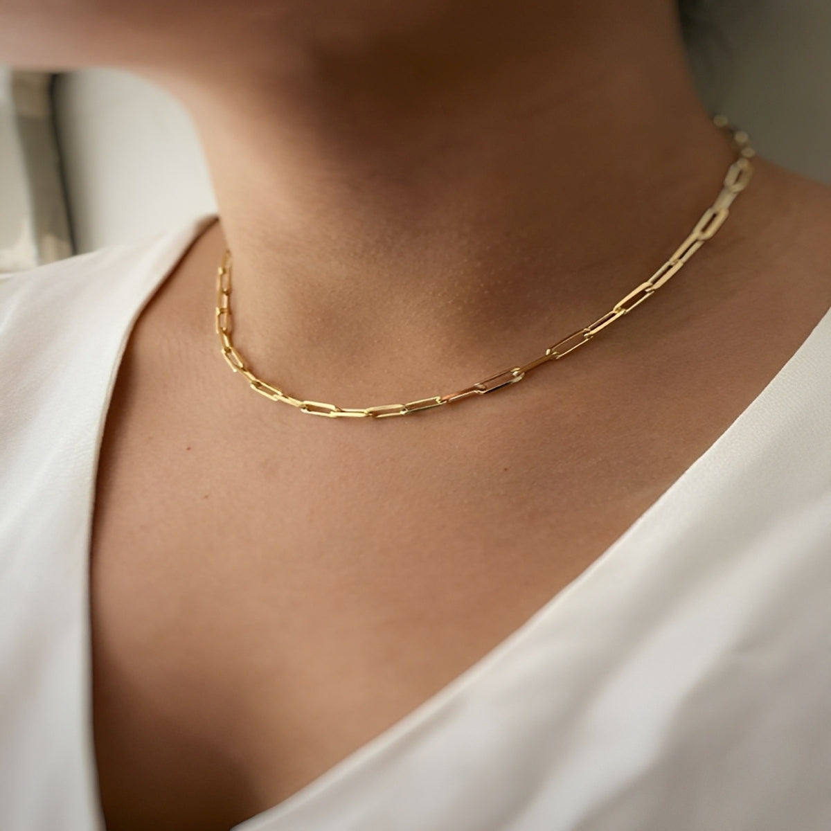 Xyriel – Collier Simple et Élégant à Une Seule Couche